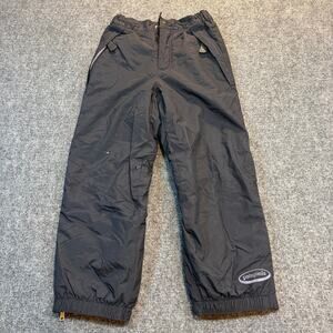 Vintage Patagonia Kids Size Small 7/8 Slim Black Ski Snow Pants Insulated